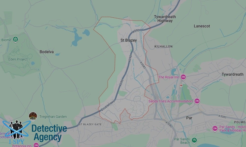 Our Detectives operate across the entire St Blazey area