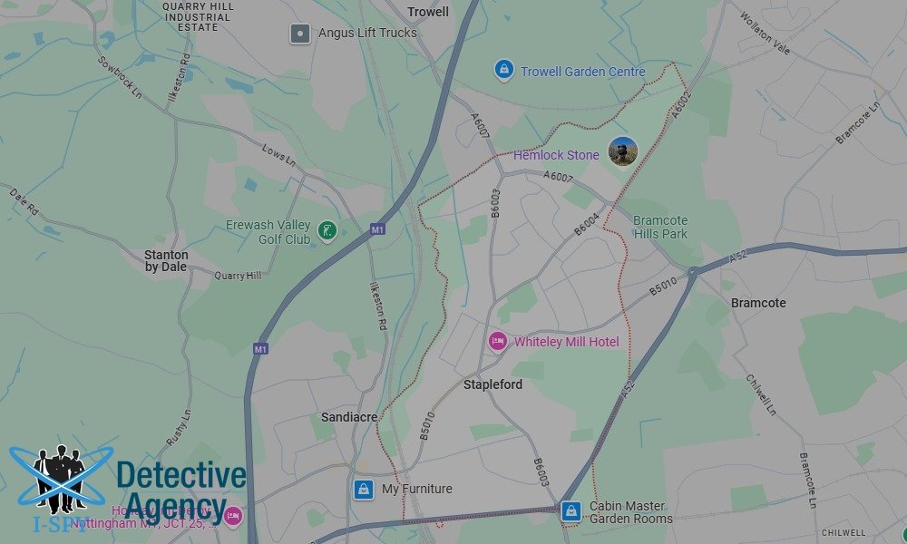 Our Detectives operate across the entire Stapleford area
