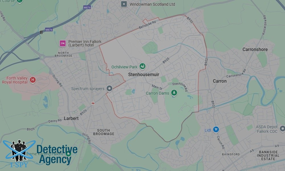 Our Detectives operate across the entire Stenhousemuir area