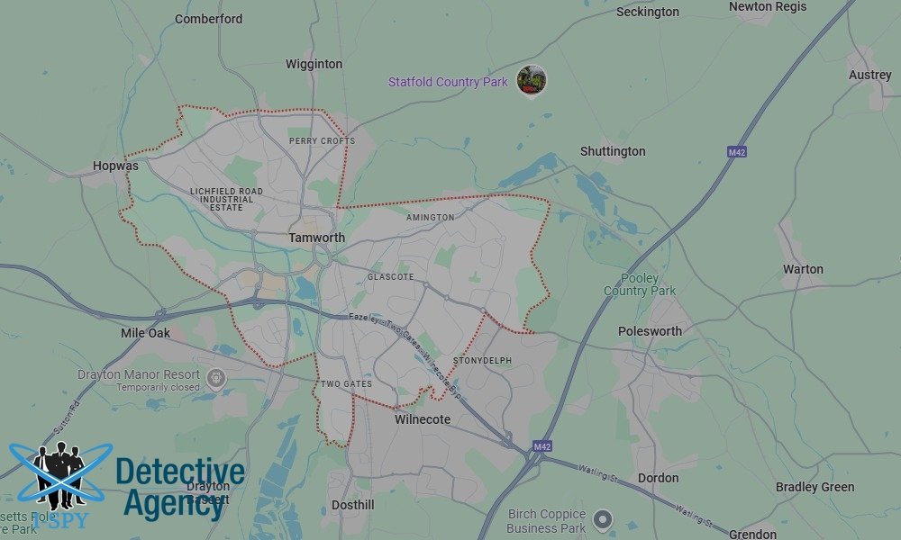Our Detectives operate across the entire Tamworth area