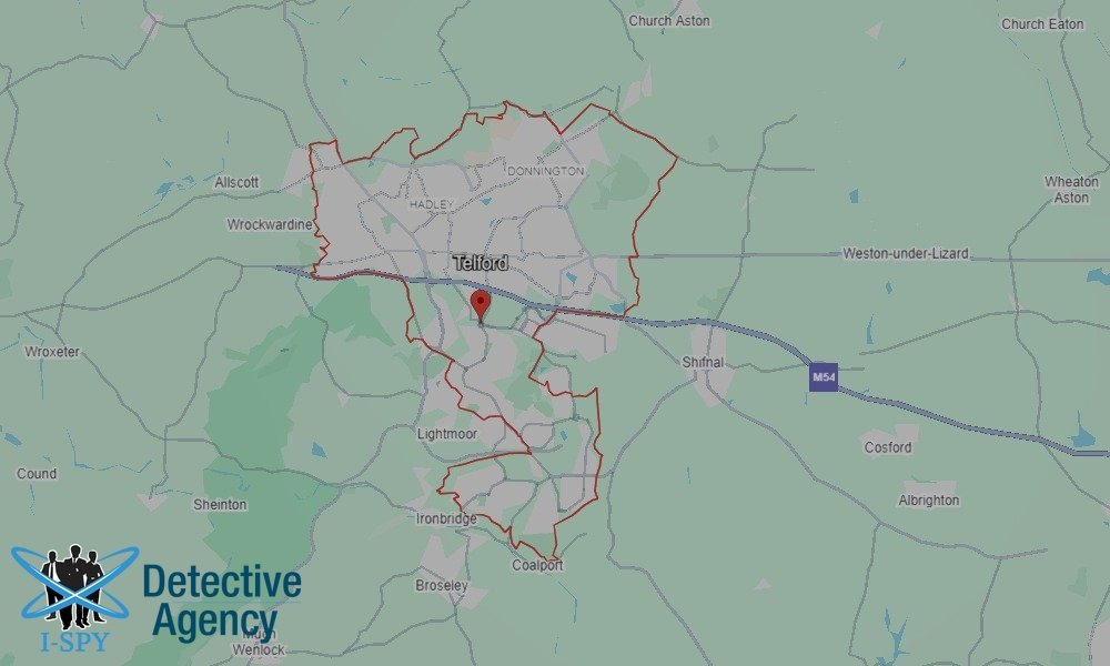 Our Detectives operate across the entire Telford area