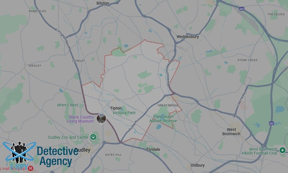 Our Detectives operate across the entire Tipton area