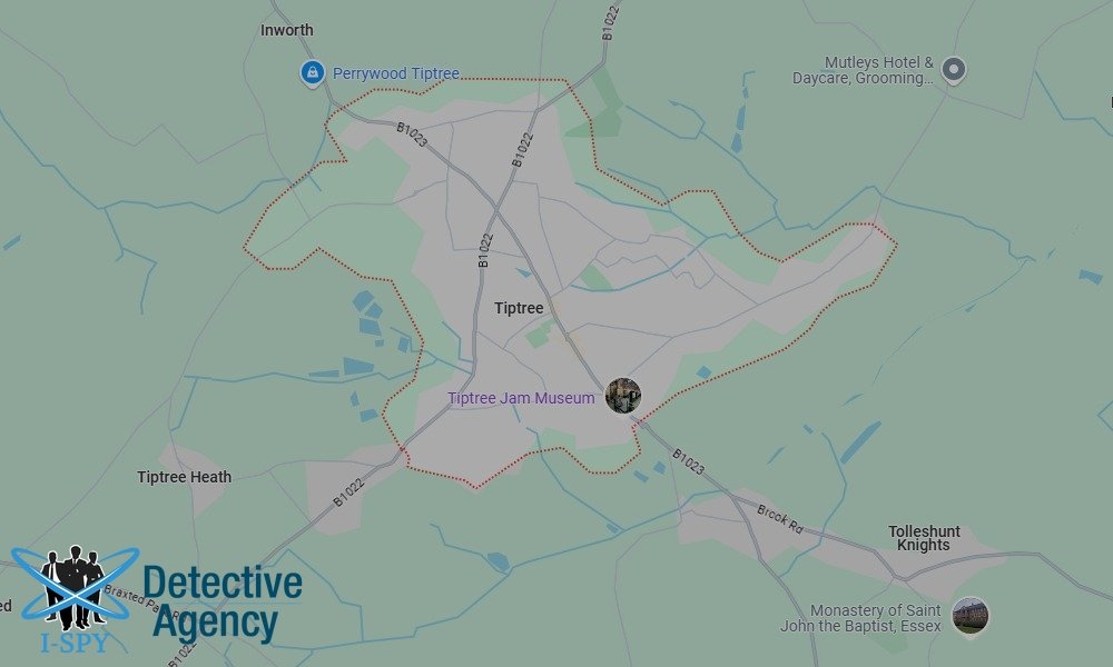 Our Detectives operate across the entire Tiptree area