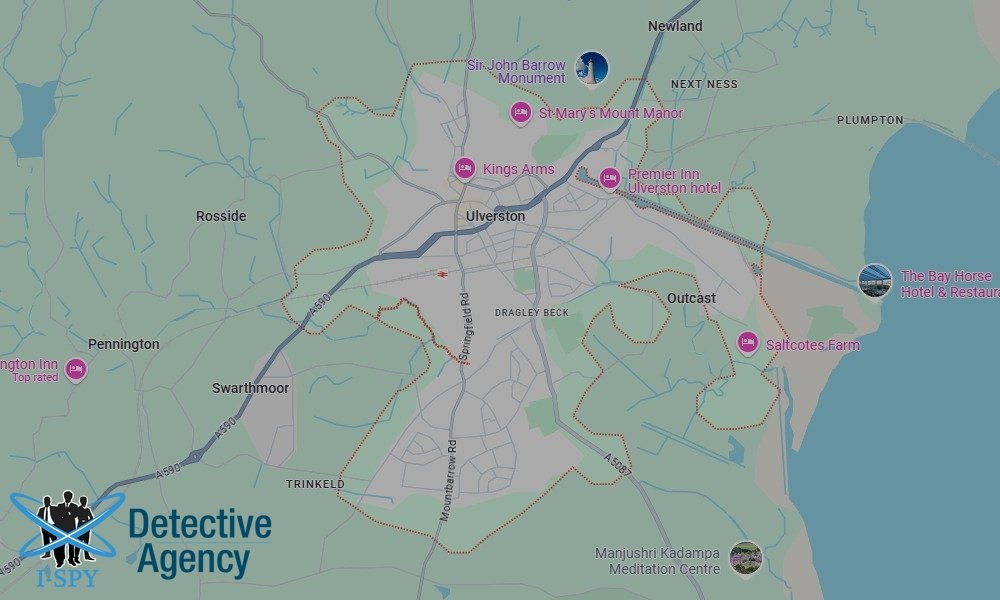 Our Detectives operate across the entire Ulverston area