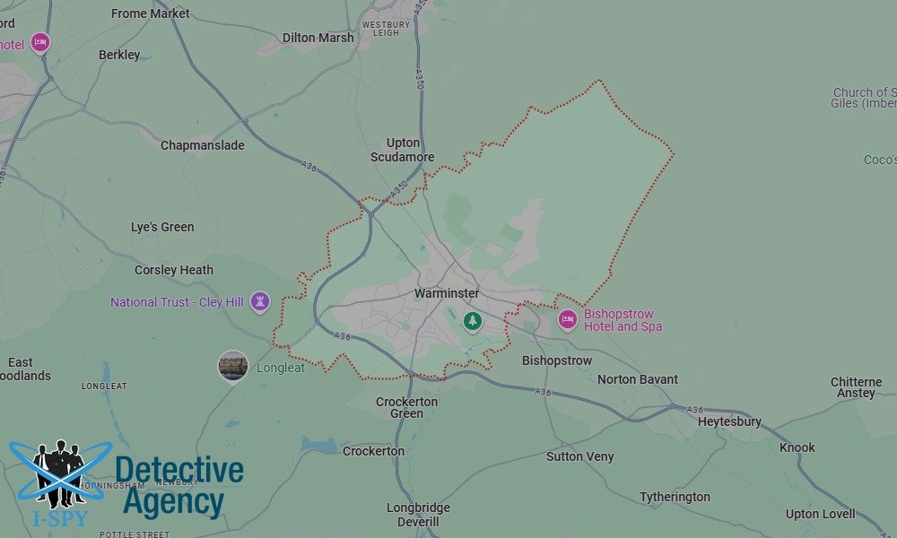 Our Detectives operate across the entire Warminster area
