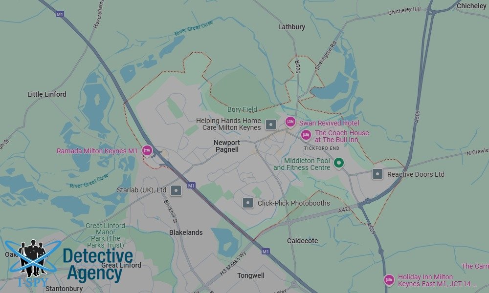 We process serve legal documents in all areas of Newport Pagnell