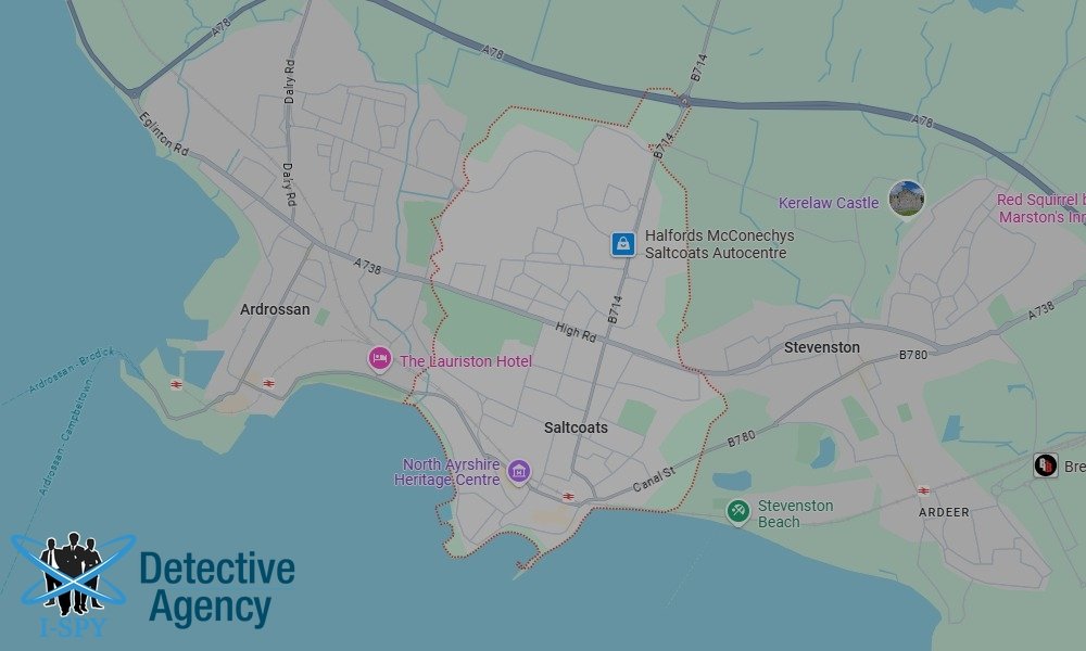 We process serve legal documents in all areas of Saltcoats