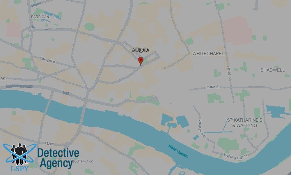 Our Detectives operate across the entire Aldgate area