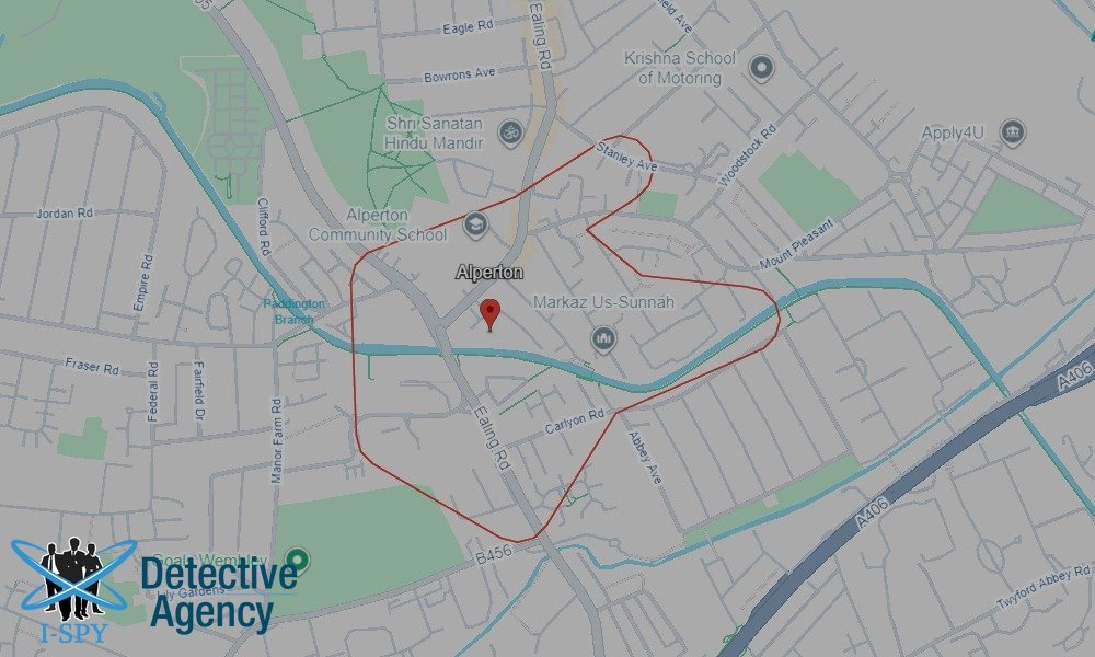 Our Detectives operate across the entire Alperton area