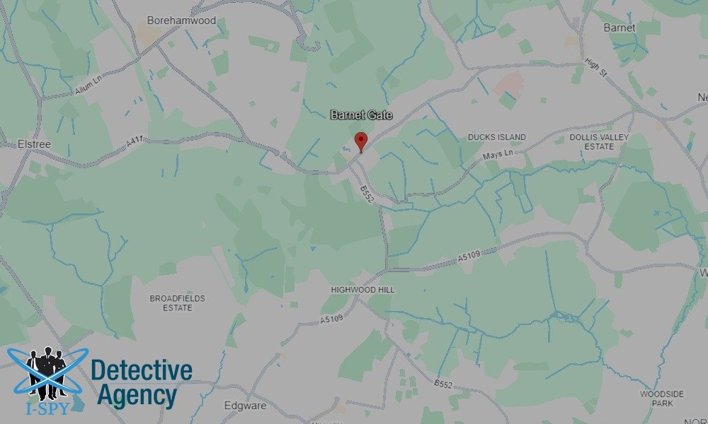 Our Detectives operate across the entire Barnet Gate area