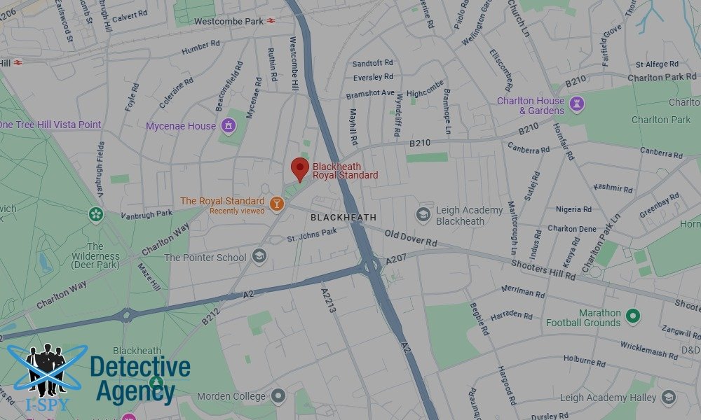 Our Detectives operate across the entire Blackheath Royal Standard area