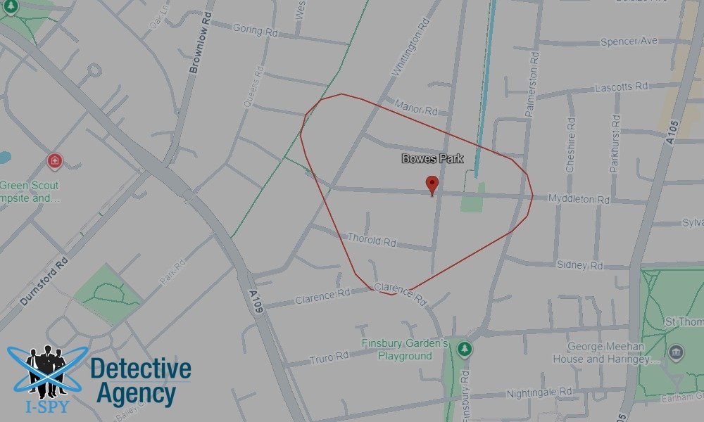 Our Detectives operate across the entire Bowes Park area