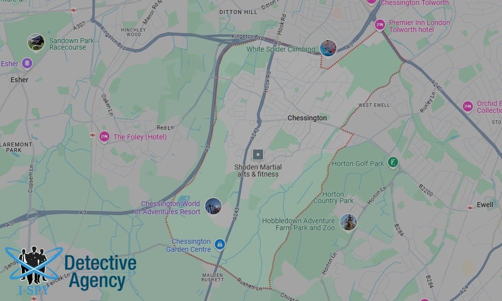 Our Detectives operate across the entire Chesington area