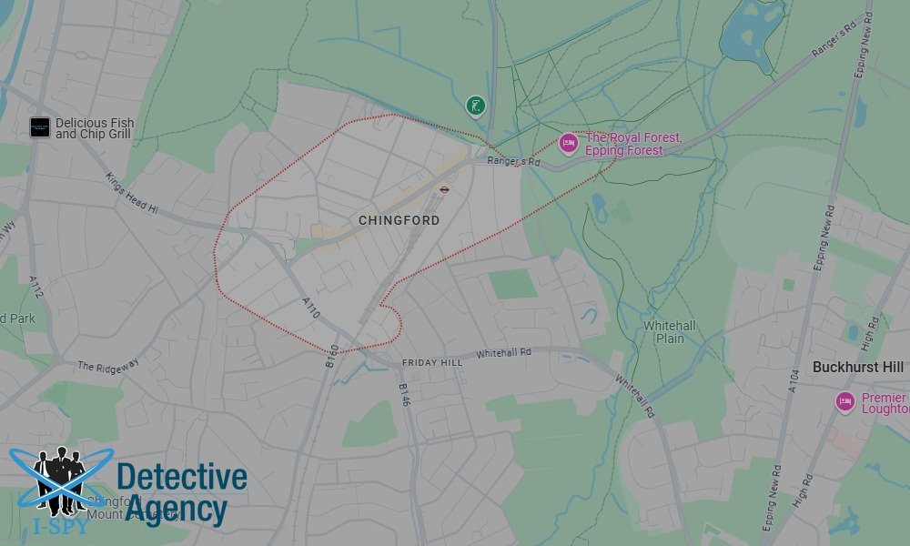 Our Detectives operate across the entire Chingford area