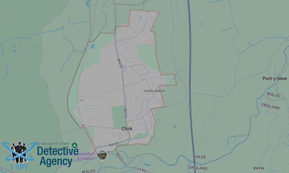 Our Detectives operate across the entire Chirk area