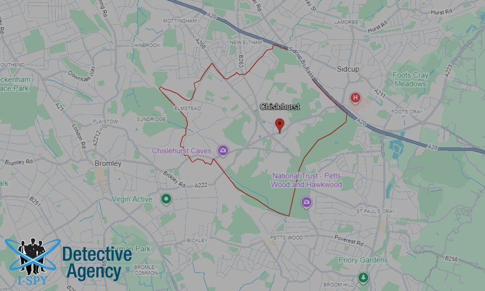 Our Detectives operate across the entire Chislehurst area