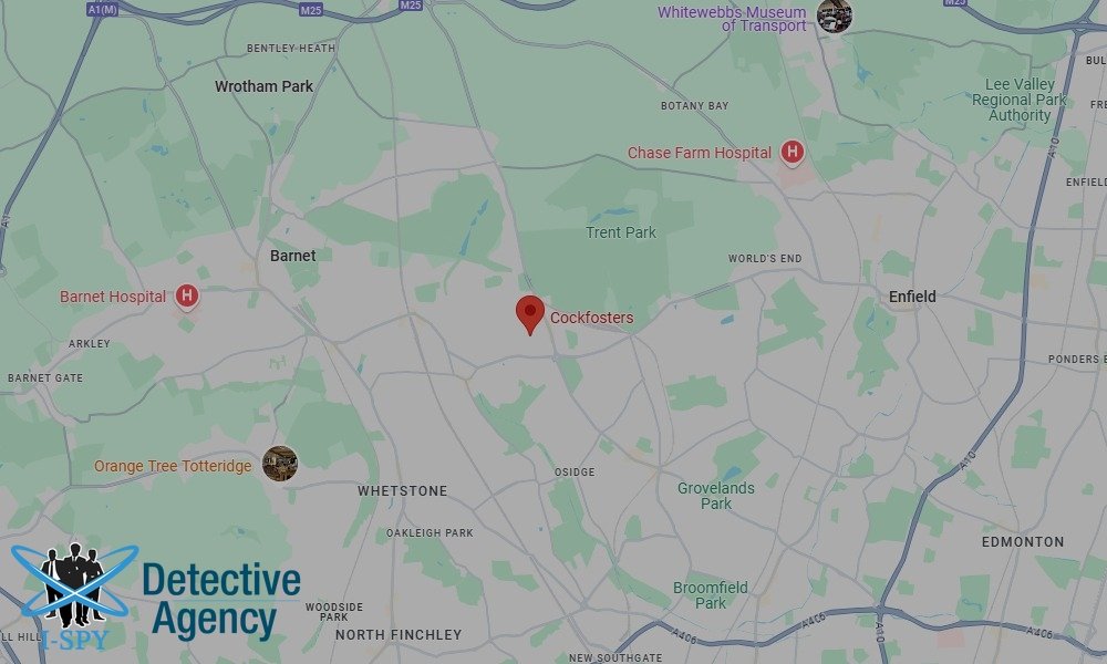 Our Detectives operate across the entire Cockfosters area