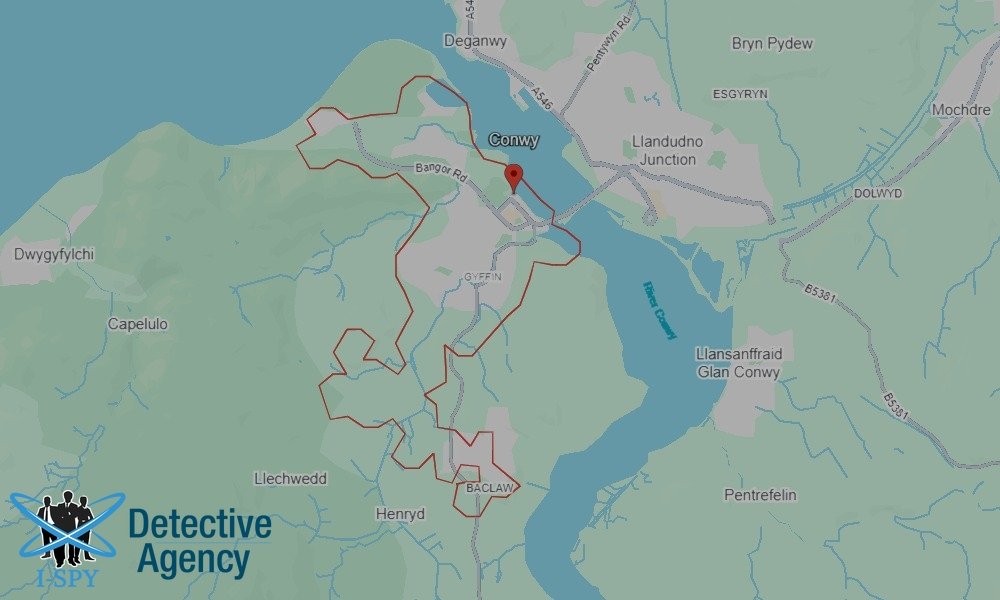 Our Detectives operate across the entire Conwy area