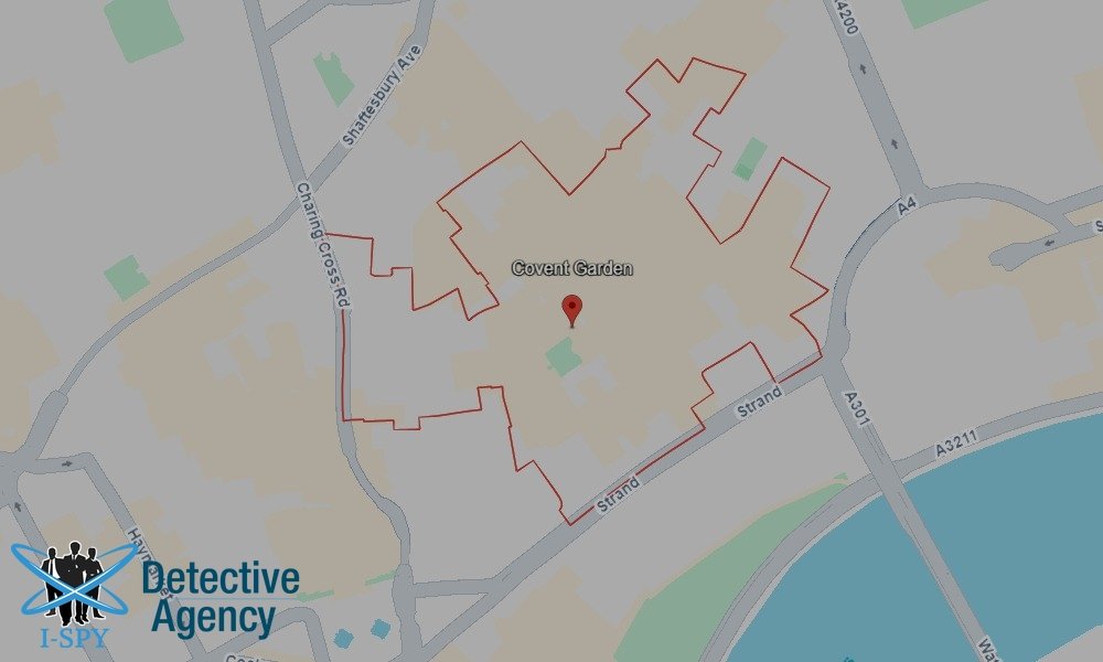 Our Detectives operate across the entire Covent Garden area