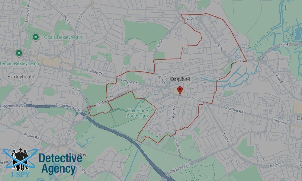 Our Detectives operate across the entire Crayford area