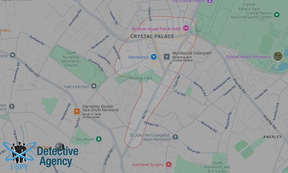 Our Detectives operate across the entire Crystal Palace area