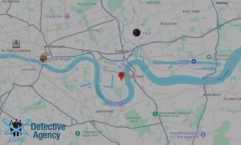 Our Detectives operate across the entire Cubitt Town area