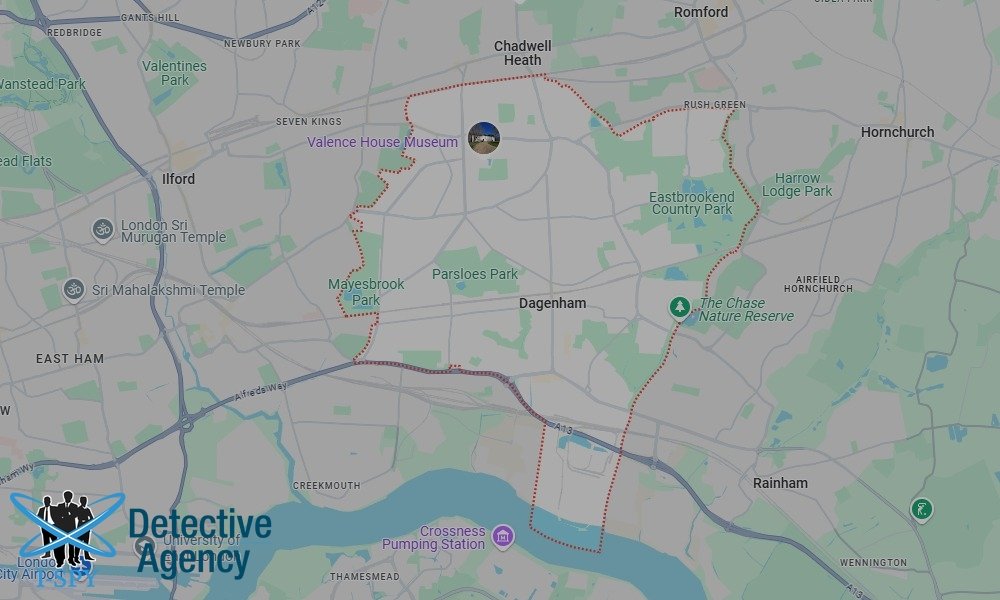Our Detectives operate across the entire Dagenham area