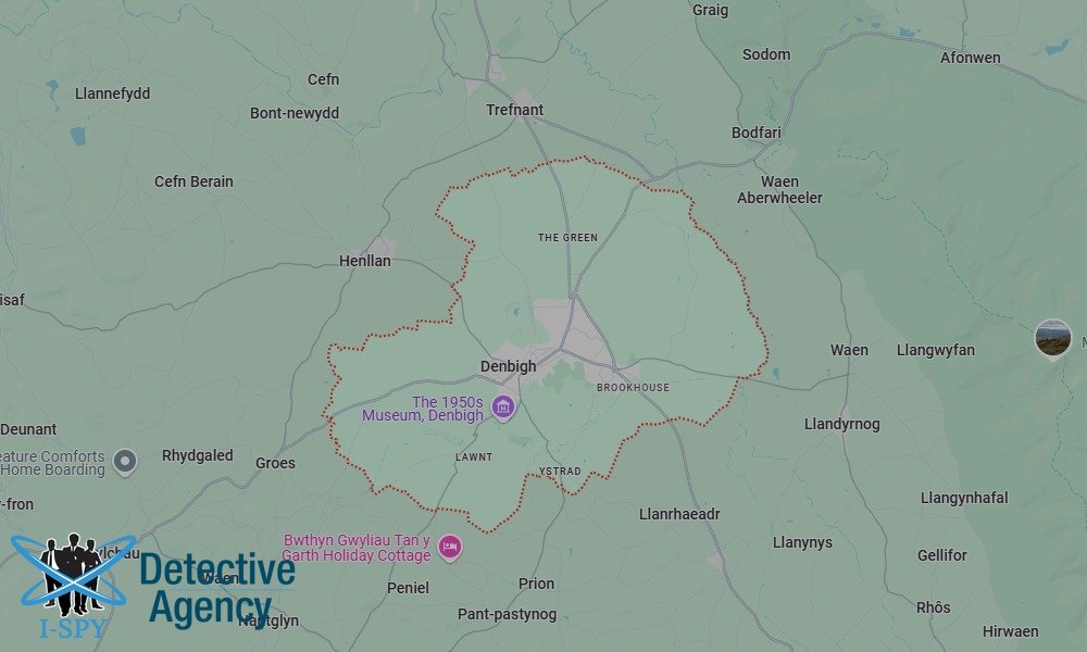 Our Detectives operate across the entire Denbigh area