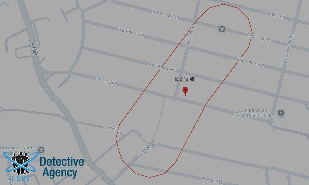 Our Detectives operate across the entire Dollis Hill area