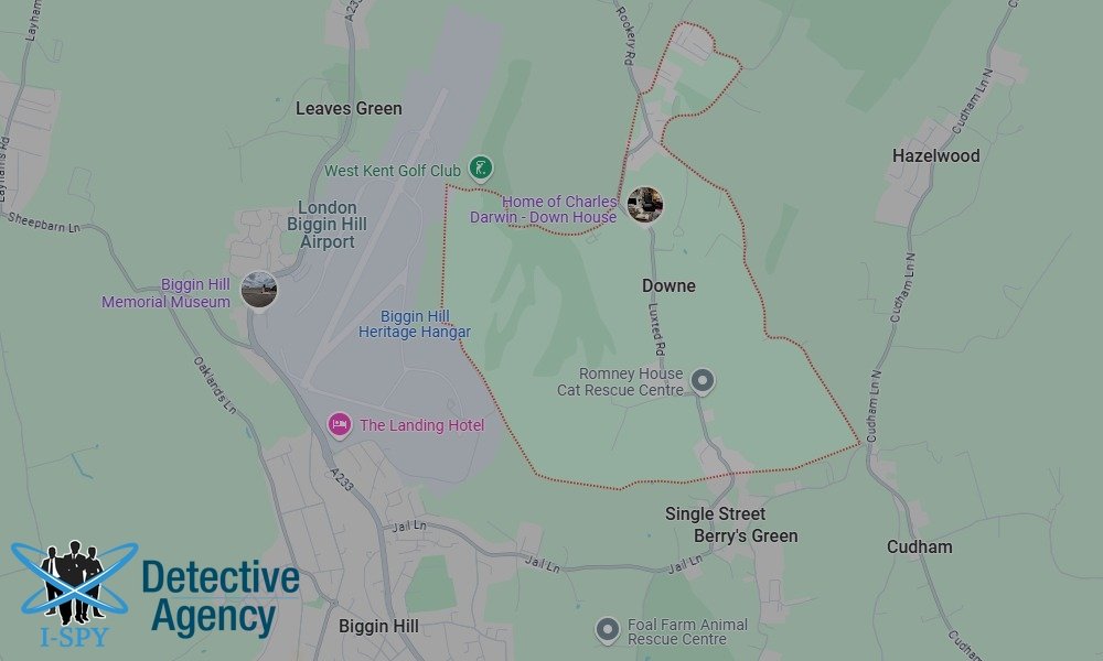Our Detectives operate across the entire Downe area