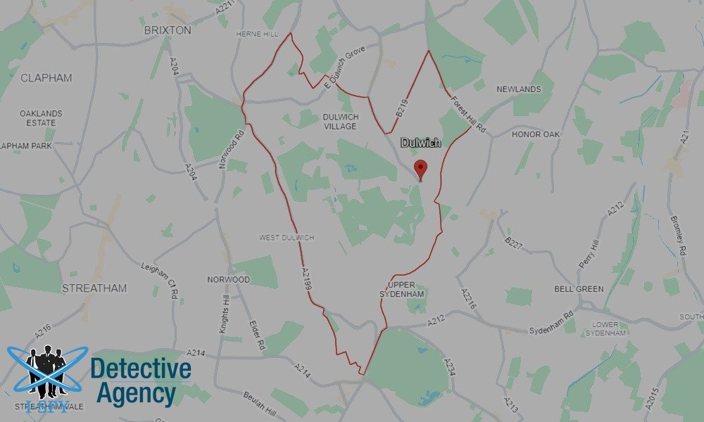 Our Detectives operate across the entire Dulwich area