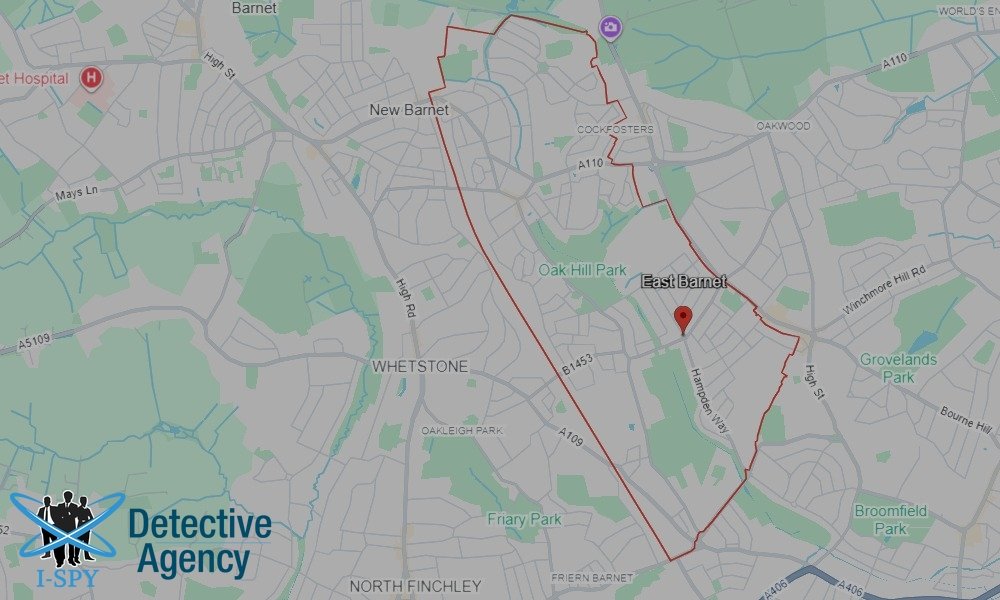Our Detectives operate across the entire East Barnet area