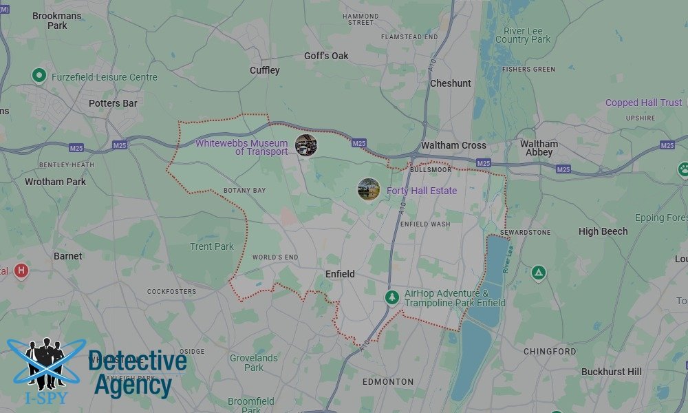 Our Detectives operate across the entire Enfield area