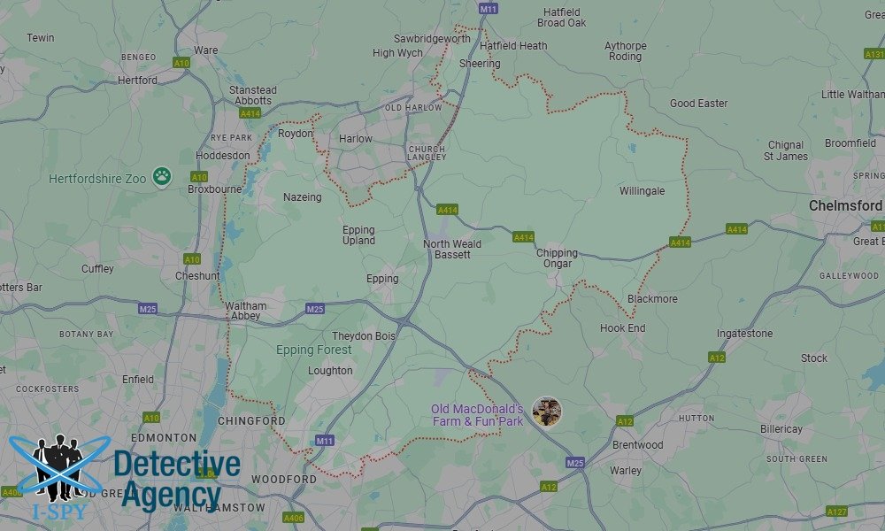 Our Detectives operate across the entire Epping Forest area