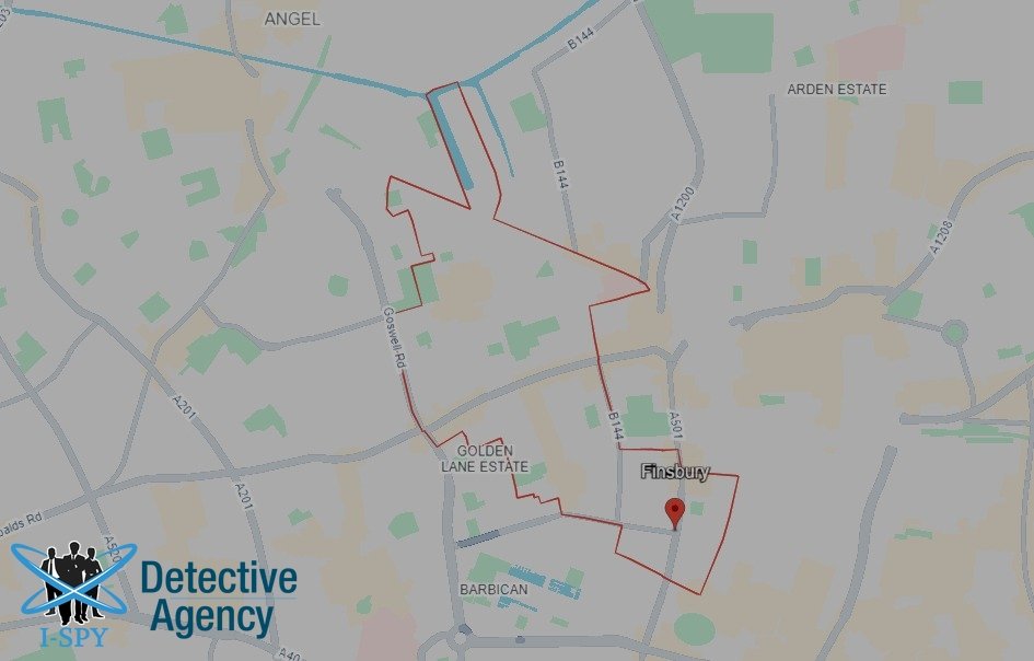 Our Detectives operate across the entire Finsbury area