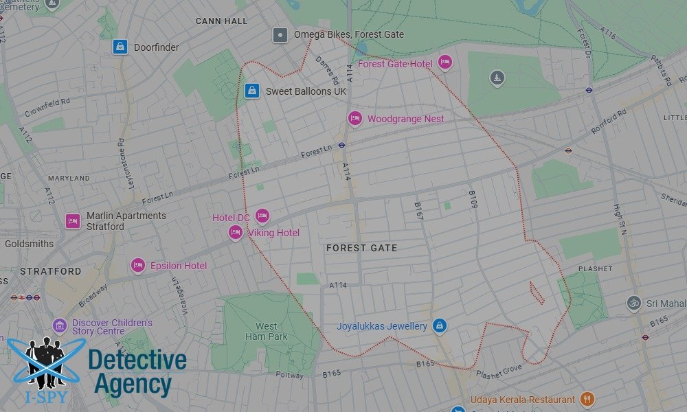 Our Detectives operate across the entire Forest Gate area