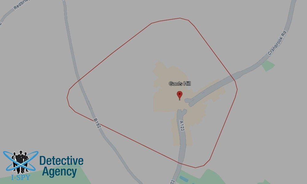 Our Detectives operate across the entire Gants Hill area
