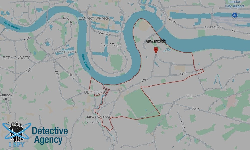 Our Detectives operate across the entire Greenwich area