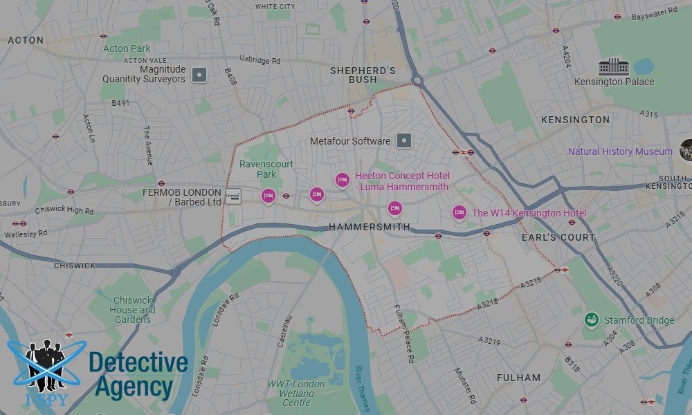 Our Detectives operate across the entire Hammersmith area