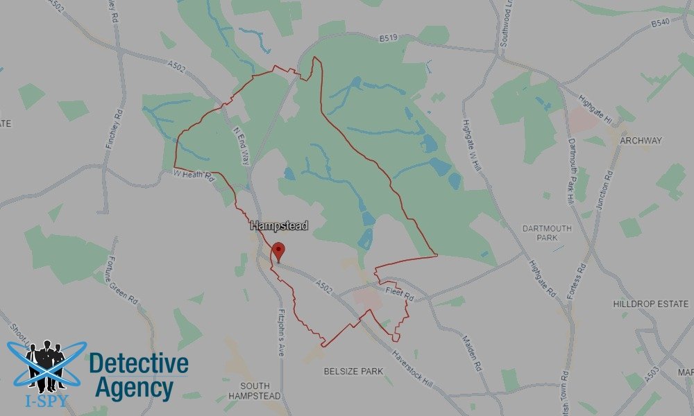 Our Detectives operate across the entire Hampstead area