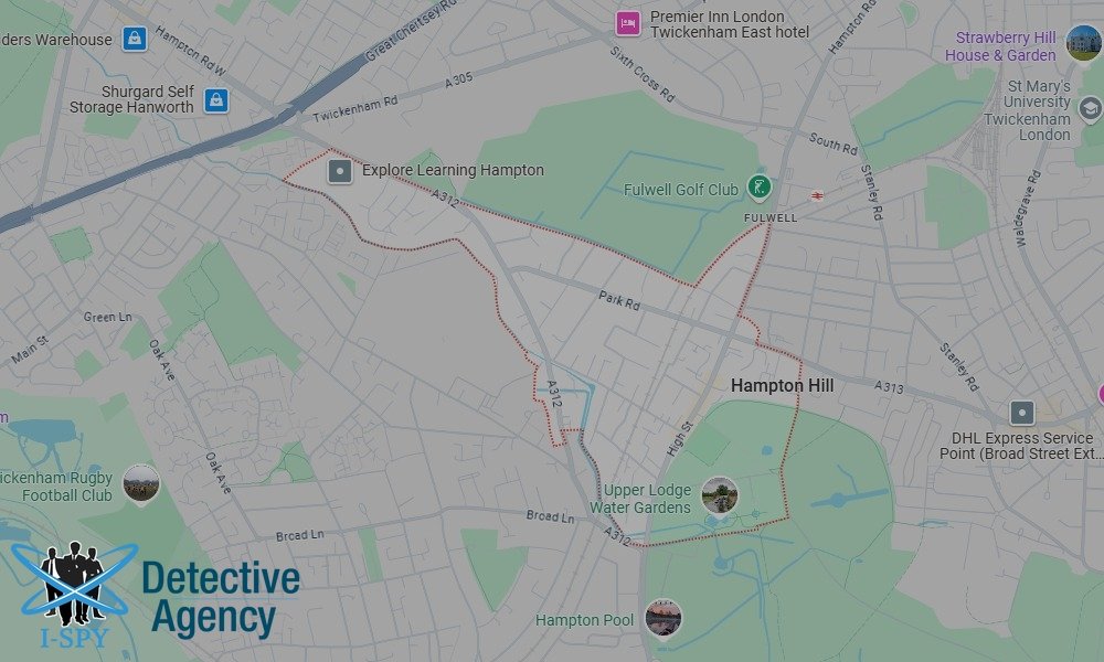 Our Detectives operate across the entire Hampton Hill area