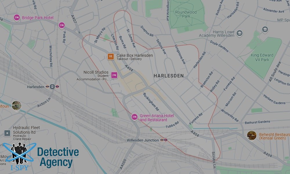 Our Detectives operate across the entire Harlesden area