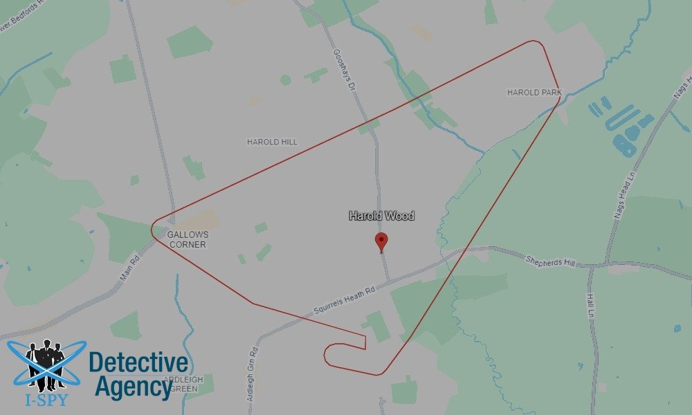 Our Detectives operate across the entire Harold Wood area