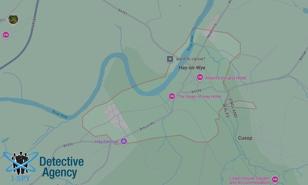Our Detectives operate across the entire Hay On Wye area