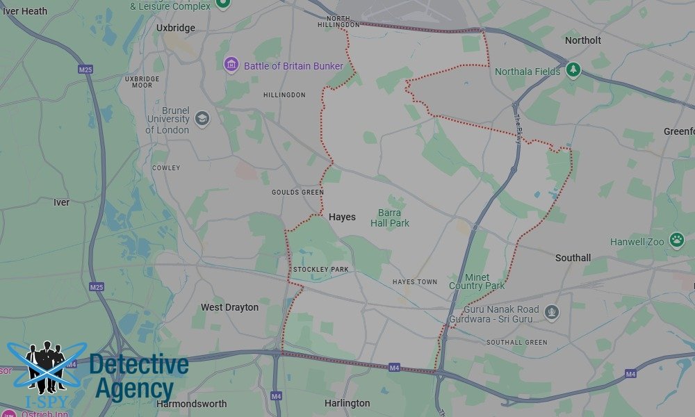 Our Detectives operate across the entire Hayes area