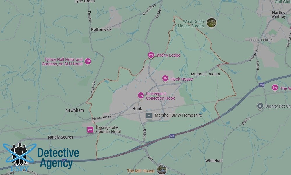 Our Detectives operate across the entire Hook area
