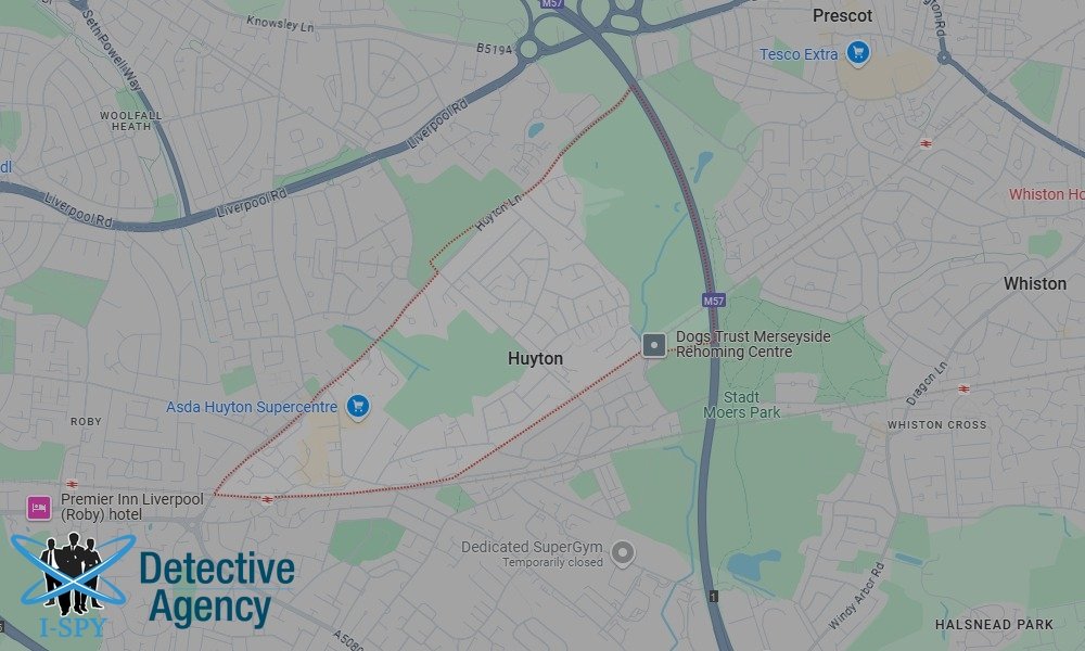 Our Detectives operate across the entire Huyton area