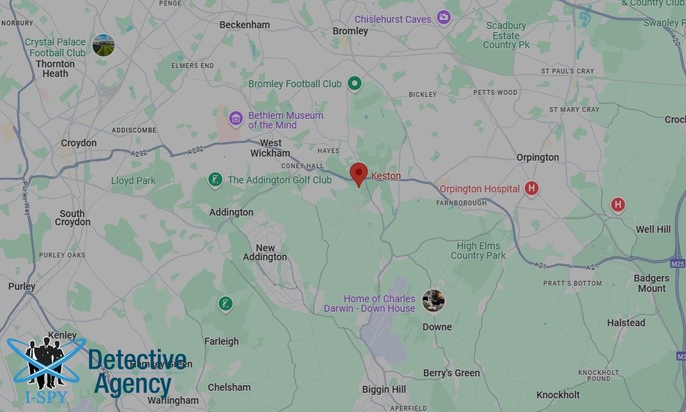 Our Detectives operate across the entire Keston area