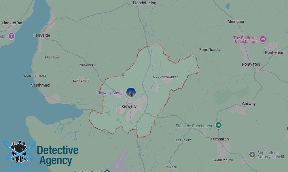 Our Detectives operate across the entire Kidwelly area