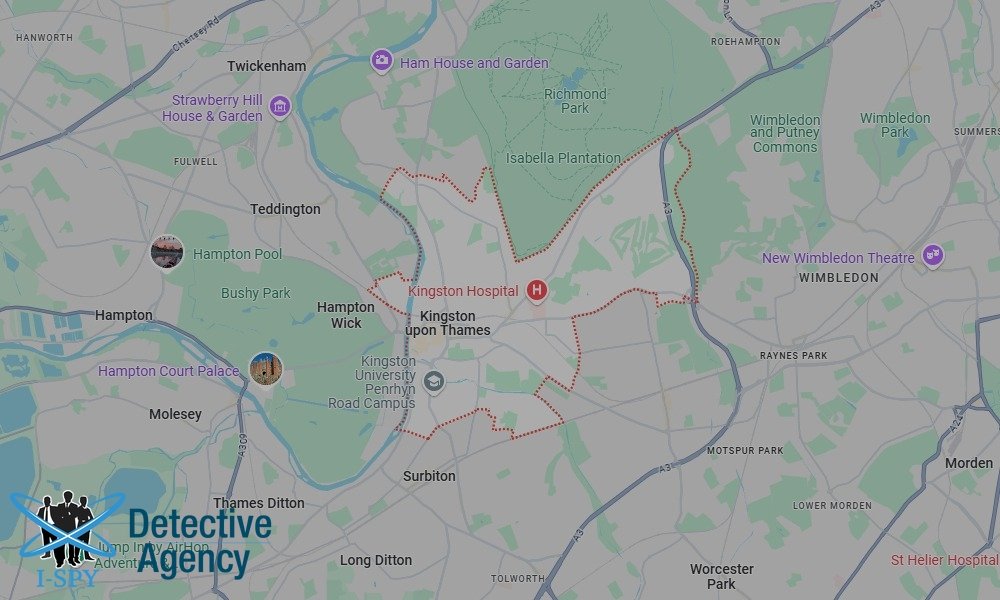 Our Detectives operate across the entire Kingston Upon Thames area